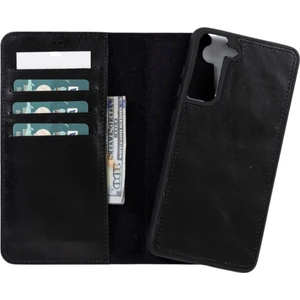 Samsung Galaxy S21 Fe Uyumlu Deri Cüzdanlı Kılıf Rst1 Siyah