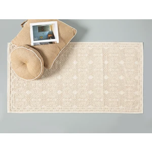 English Home Chester Pamuklu Kilim 80 x 150 cm Krem