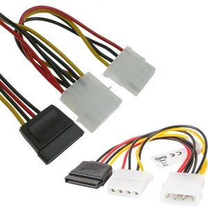 BK Teknoloji Molex (4-Pin) To Sata Power ve Molex (4-Pin) Y Kablo
