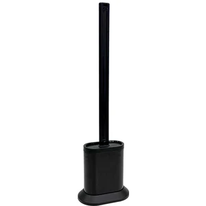 Master Siyah Oval Silikon Tuvalet Fırçası