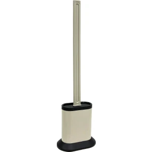 Master Bej Oval Silikon Tuvalet Fırçası
