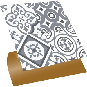 Kendinden Yapışkanlı Banyo Kaplama Geometrik 010 Karma Desenli Pvc Karo 30x30 cm 11 Adet 1m2