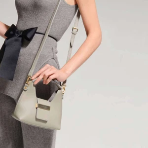 Vıctorıa Mını Açık Gri Omuz Çantası