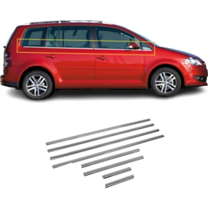 Ebal Oto Vw Touran Krom Cam Çıtası 8 Prç. 2003-2009 P. Çelik