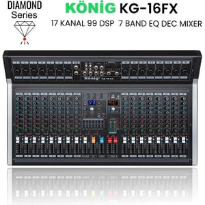 Kg-16 Fx 17 Kanal 99 Dsp Effect Diamond Serisi Dec Mixer