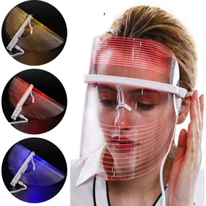 Ledli Foton Yüz Germe Cilt Bakımı Yüz Masaj Aleti - Beyaz (Yurt Dışından)