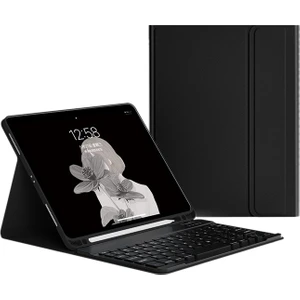 Gold 3c Ipad 10.2 Inç Için Klavyeli Kılıf-Siyah (Yurt Dışından)