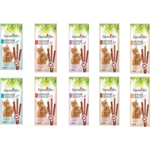 Garden Mix Karışık Kedi Ödül Sticks x 10 Adet