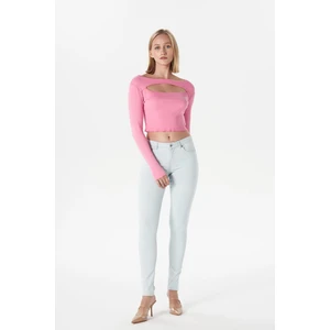 Cross Jeans Judy Açık Mavi Skinny Fit  Pantolon Jean C 4678-005