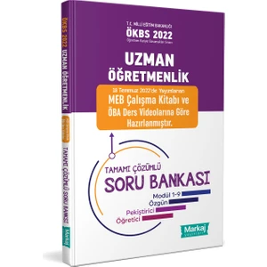 Marka Yayınları 2022 Uzman Öğretmenlik Tamamı Çözümlü Soru Bankası