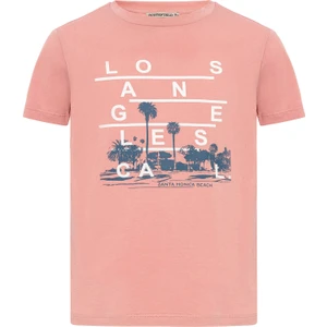 Routefield Tres Kids Unisex Çocuk Pembe Tişört