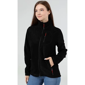 Genıus Store Kadın Polar Tam Fermuarlı Outdoor 3 Cepli Polar Ceket