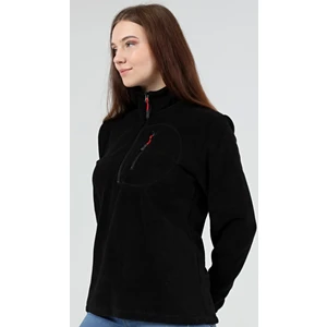 Genıus Store Kadın Polar Yarım Fermuarlı Outdoor Cepli Polar