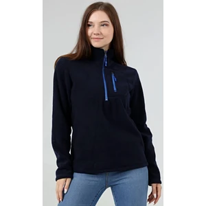 Genıus Store Kadın Polar Yarım Fermuarlı Outdoor Cepli Polar