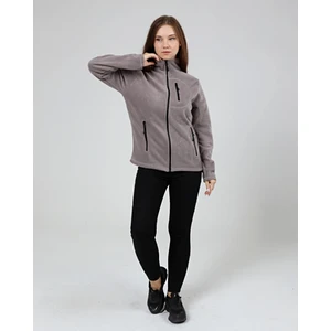 Genıus Store Kadın Polar Tam Fermuarlı Outdoor 3 Cepli Polar Ceket