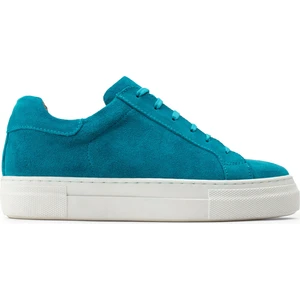 Süet Turkuaz Sneaker Kadın Ayakkabı