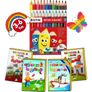 Piano Çocuk boyama seti+kuru kalem