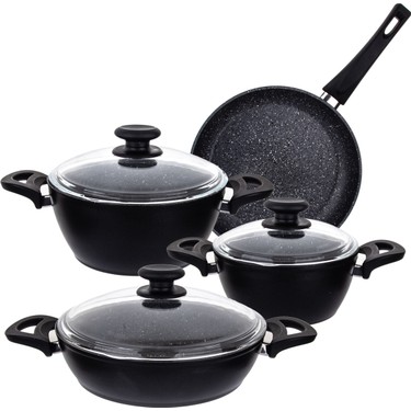 Aryıldız Solido Nero 7 Parça Tencere Seti Fiyatı