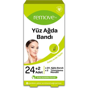 Remove Yüz Ağda Bandı Inatçı Ve Sık Tüyler