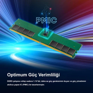 Transcend JM4800ALE-16G 16GB Ddr5 4800MHZ CL40 1.1V Masaüstü Fiyatı