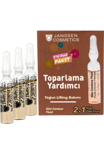 Janssen Cosmetics Toparlamaya Yardımcı Ampul 3'lü