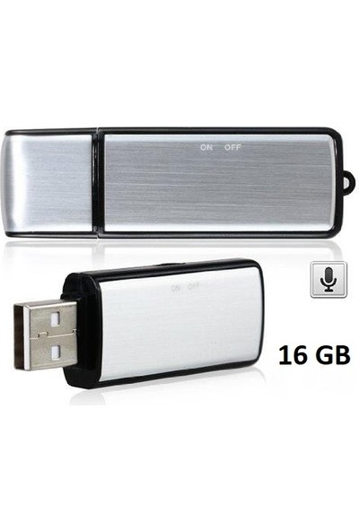 Bintech Sese Duyarlı USB Ses Kayıt Cihazı 16 GB Hafıza Kingboss