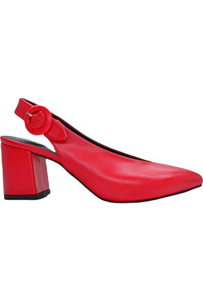 Igs Kadın Topuklu Sandalet - 305 Z 1244 Kırmızı