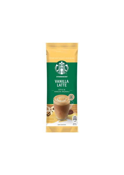 Vanilla Latte Premium Kahve Karışımı 21.5 G * 5 Adet