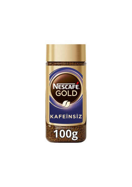 Gold Çözünebilir Kahve Kafeinsiz 100 G Kavanoz * 5 Adet