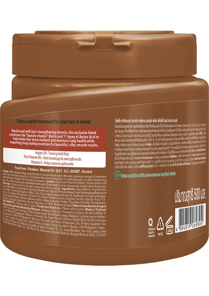 Saç Maskesi Argan Yaği 500 ml fiyatları