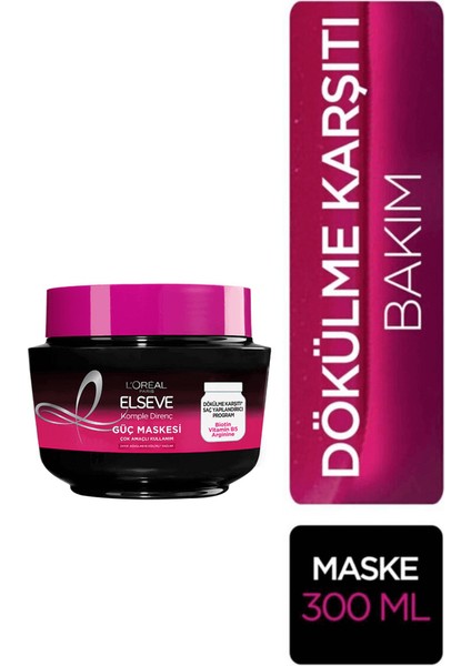 Komple Direnç Saç Bakım Maskesi 300 ml