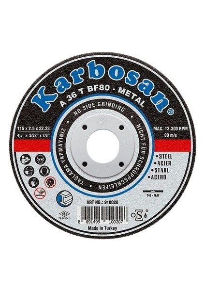 230x3x22 Metal Kesici