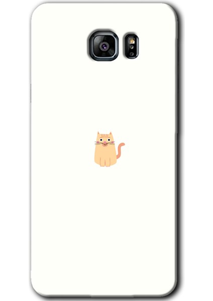 Samsung Galaxy A01 Core Kılıf Hd Desen Baskılı Arka Kapak + Temperli Cam - Cat Minimalism