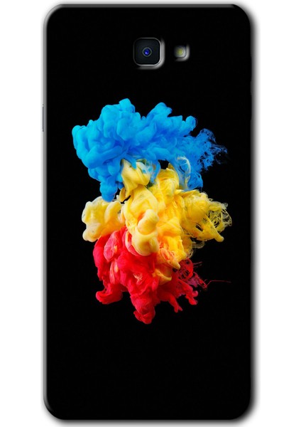 Samsung Galaxy J7 Prime 2 Kılıf Hd Desen Baskılı Arka Kapak + Temperli Cam - Black 1