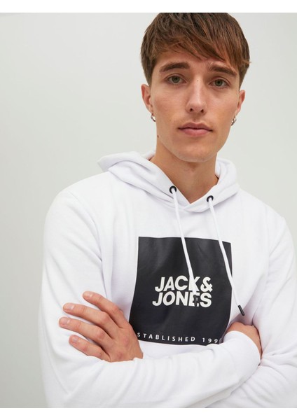 Lock Erkek Kapüşonlu Sweatshirt-Beyaz 12213245 Xl - Beyaz indirimleri