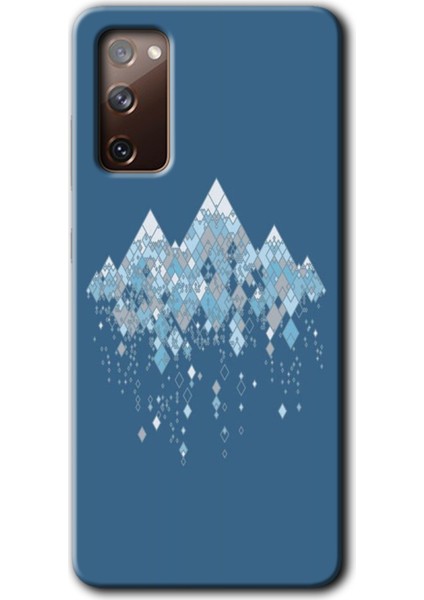 Samsung Galaxy S20 Fe Kılıf Hd Desen Baskılı Arka Kapak + Temperli Cam - Iceberg