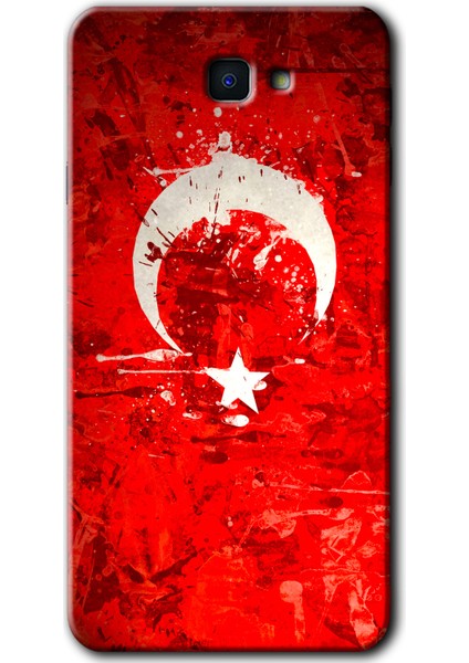 Samsung Galaxy J7 Prime 2 Kılıf Hd Desen Baskılı Arka Kapak + Temperli Cam - Albayrak 2