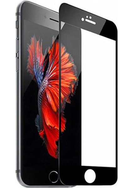 Apple iPhone 8 Ekran Koruyucu 9d Tam Kaplayan Kavisli Iphone 8-Siyah