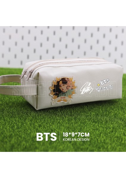 Kpop Bangtan Boys Bts Suga Kalem Kutusu - Bej (Yurt Dışından)