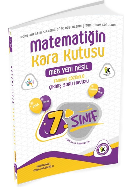 İnformal Yayınları  7. Sınıf Matematiğin Kara Kutusu Tamamı Çözümlü Çıkmış Sor Bankası