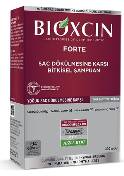 Forte Bitkisel Şampuan Tüm Saç Tipleri 300 Ml