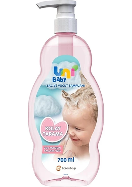 Uni Baby Kolay Tarama Saç Ve Vücut Şampuanı 700 Ml