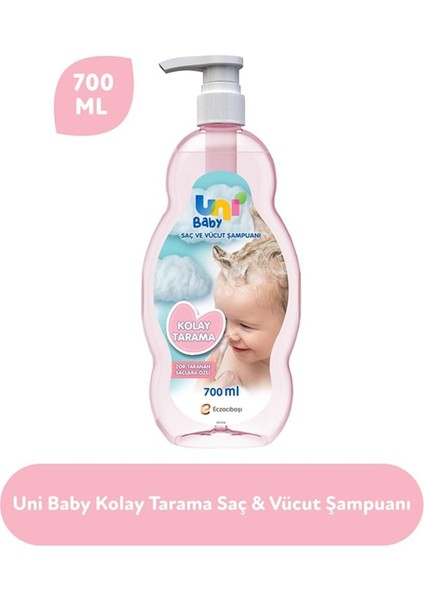 Kolay Tarama Saç Ve Vücut Şampuanı 700 Ml