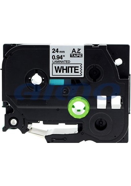Brother P-Touch Muadili Beyaz Etiket 24 mm Tze-Tape AZE251