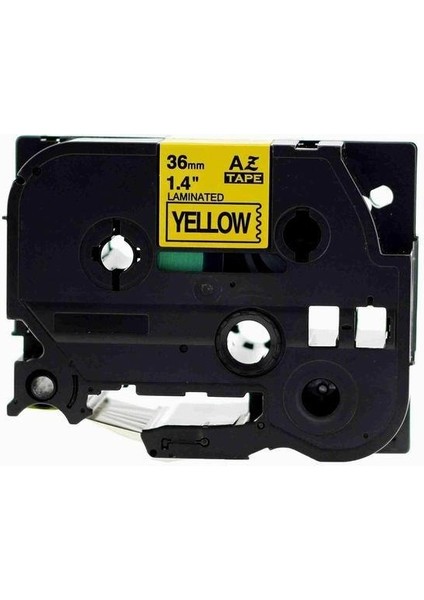 Brother P-Touch Muadili Sarı Etiket 36 mm Tze-Tape AZE661