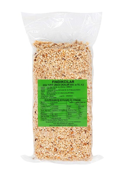 Kavrulmuş Kıyılmış Fındık (5 Kg)