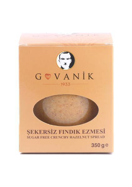 Şekersiz Fındık Ezmesi (350 Gr)