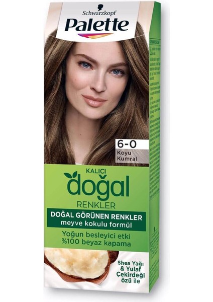 Saç Boyası Natural Colors 6-0 30 ml