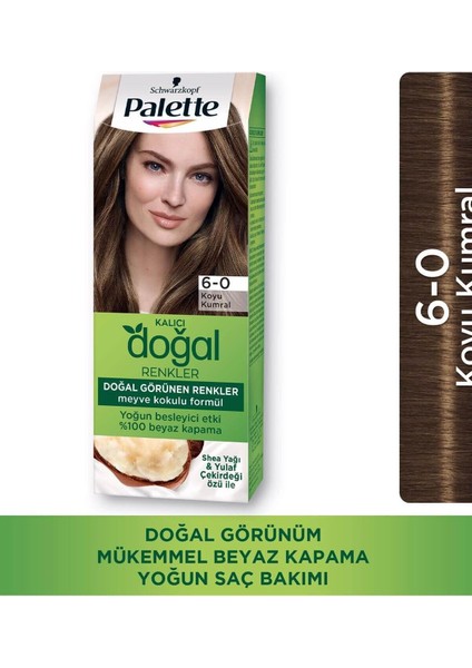Saç Boyası Natural Colors 6-0 30 ml fiyatları