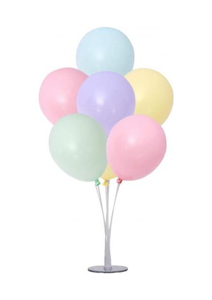 Ayaklı Balon Standı 7 Çubuklu 75 cm